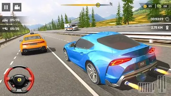 game thể thao - Max Speed Race Car Game