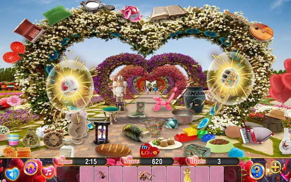 game valentine - Valentine’s Day: Hidden Objects